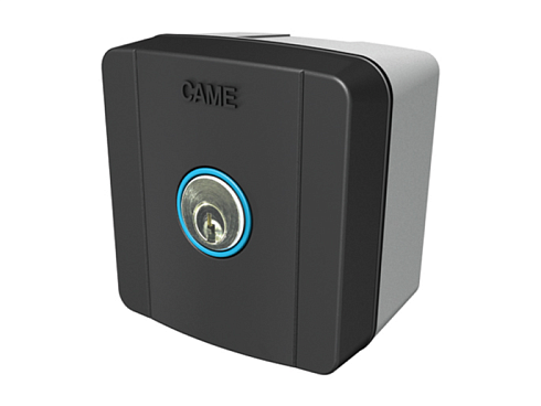 Купить ключ-выключатель накладной CAME SELC1FDG с синей подсветкой с доставкой и установкой в Миллерово